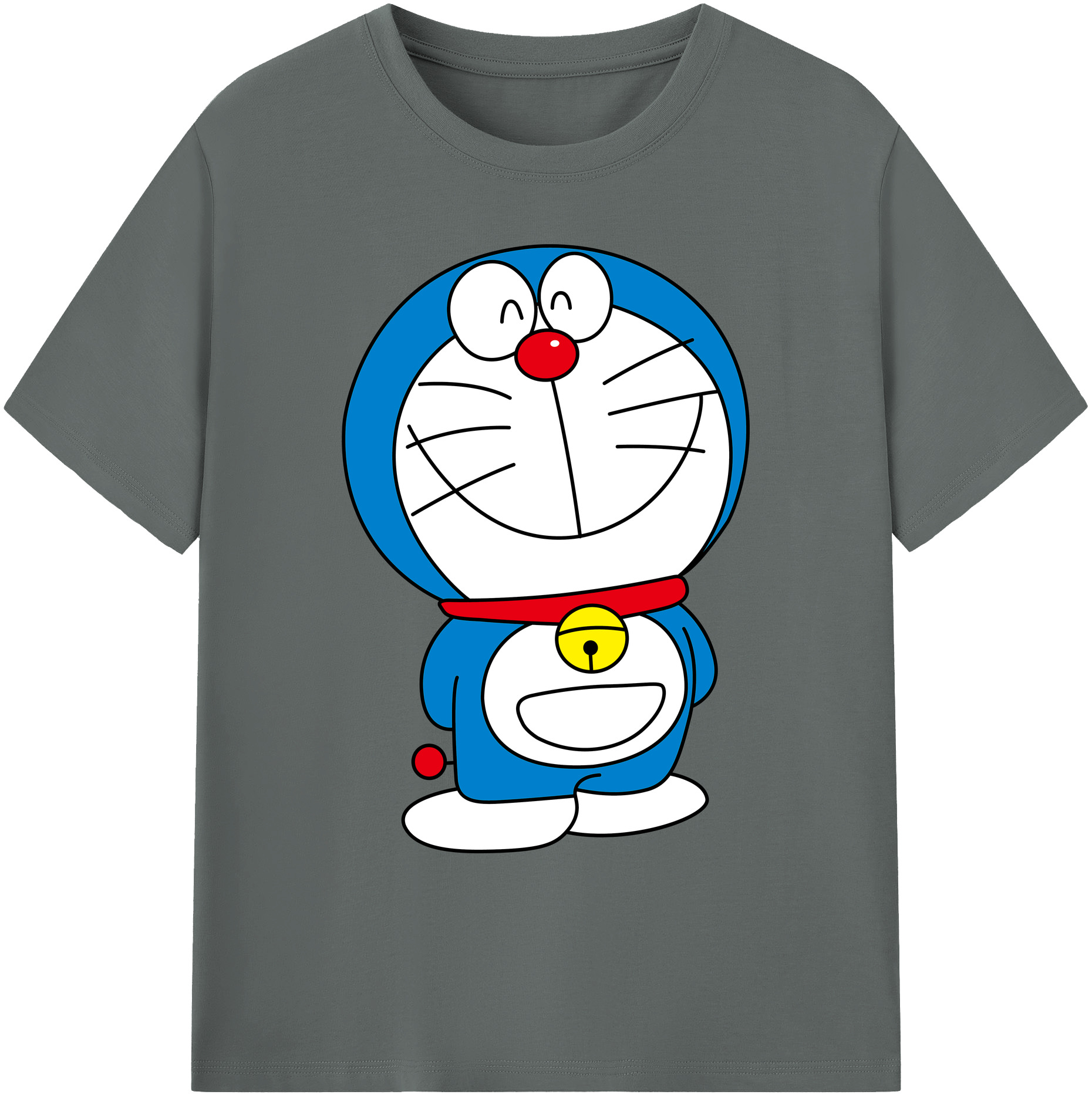 （画像用） ドラえもん Doraemon 綿100％ メンズ半袖Tシャツ｜肌触りやわらか＆通気性